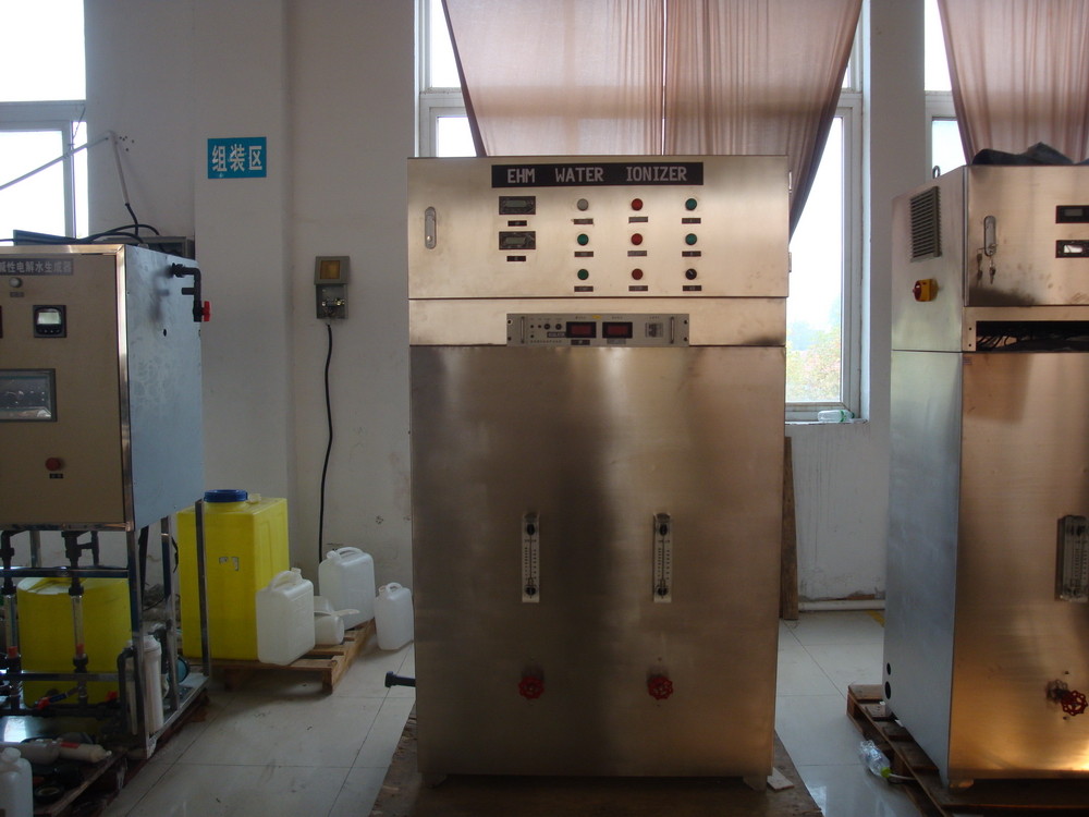 Industriële alkalisch wordende water ionizer machine om waterplant te bottelen