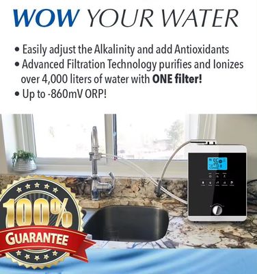 EHM 11 Plaat Alkaline Water Ionisator met 5 pH Niveaus en CE Certificering