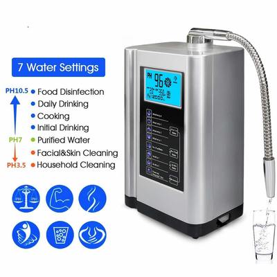 Professionele Waterstofwater Ionisator Machine met 3,5 inch LCD Scherm, 1-4L/min Debiet en 150W Vermogen voor Thuis en Commercieel Gebruik