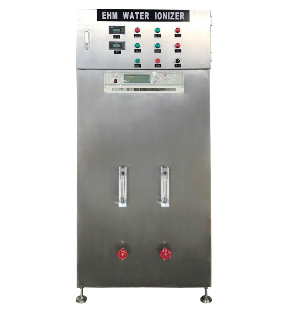 Industriële water ionisator 1000L/u alkalisch zuur roestvrij staal