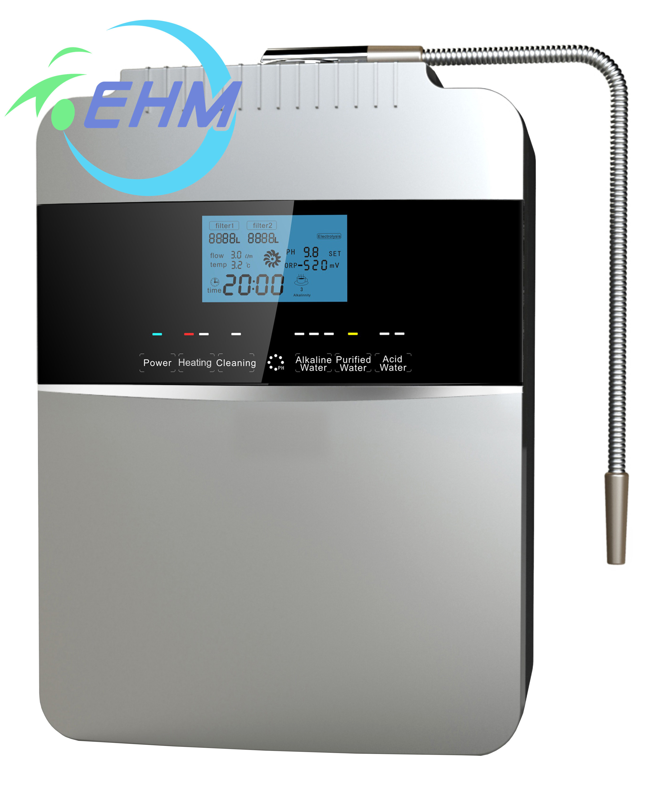 EHM 150W Draagbare alkalische water ioniser voor thuis- en hotelgebruik