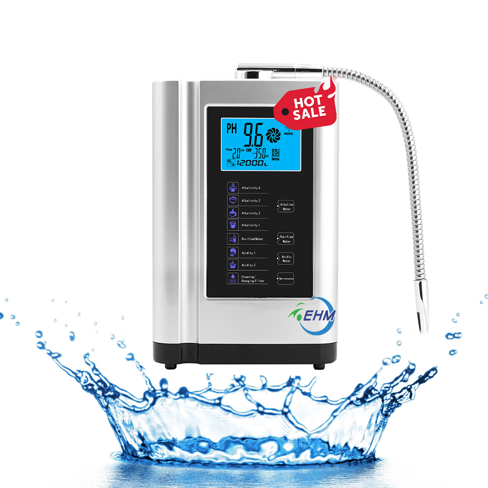 Professionele Waterstofwater Ionisator Machine met 3,5 inch LCD Scherm, 1-4L/min Debiet en 150W Vermogen voor Thuis en Commercieel Gebruik