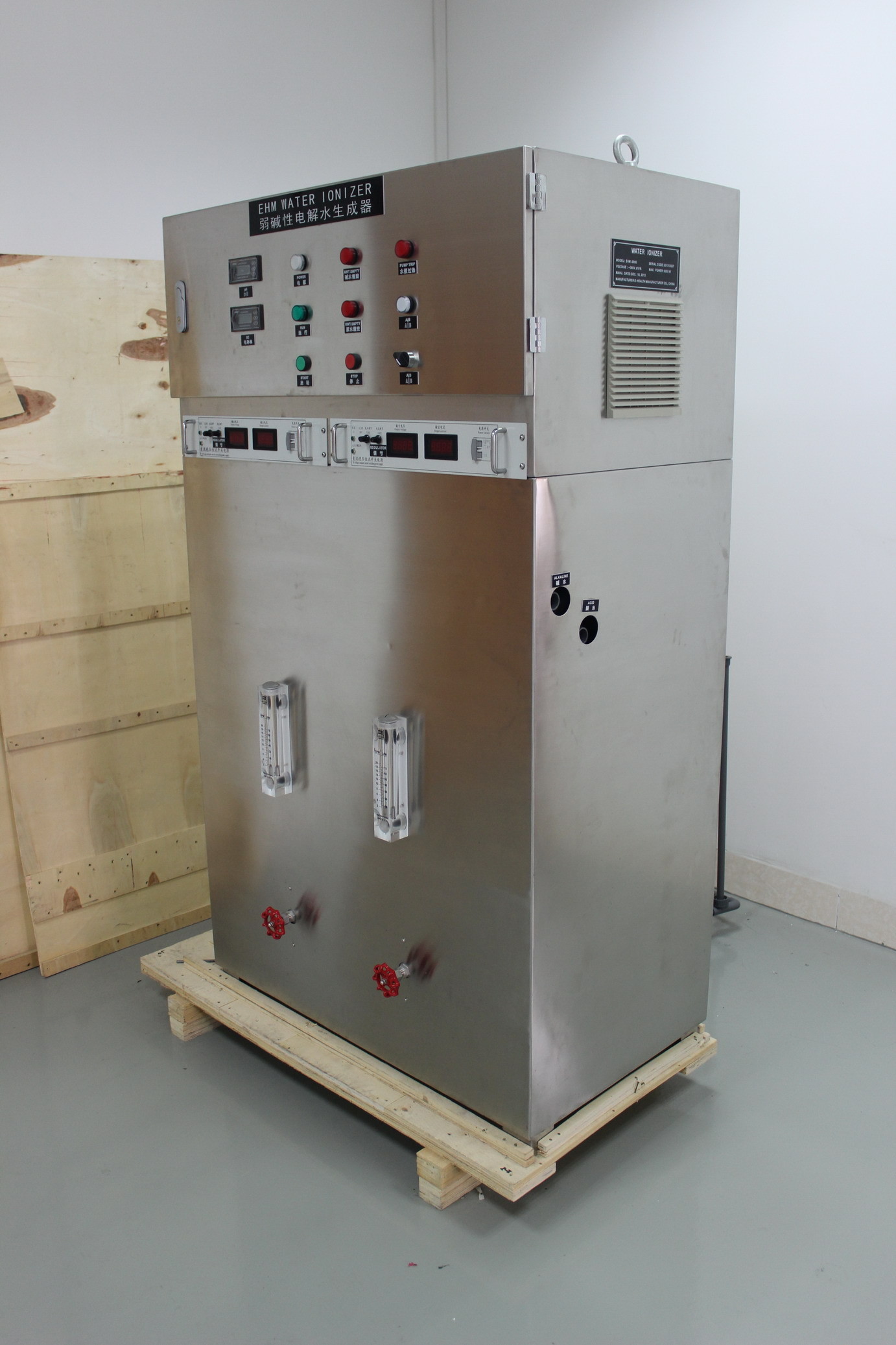 Groot capaciteitswater die ionizer met industrieel het systeemmodel ehm-1000 incoporating van de waterbehandeling
